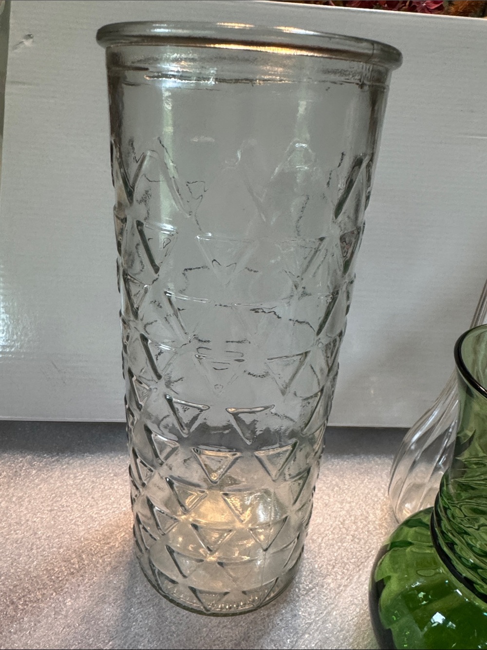 Green Swirl Glass Vase - Home Accents - Picture 5 of 9